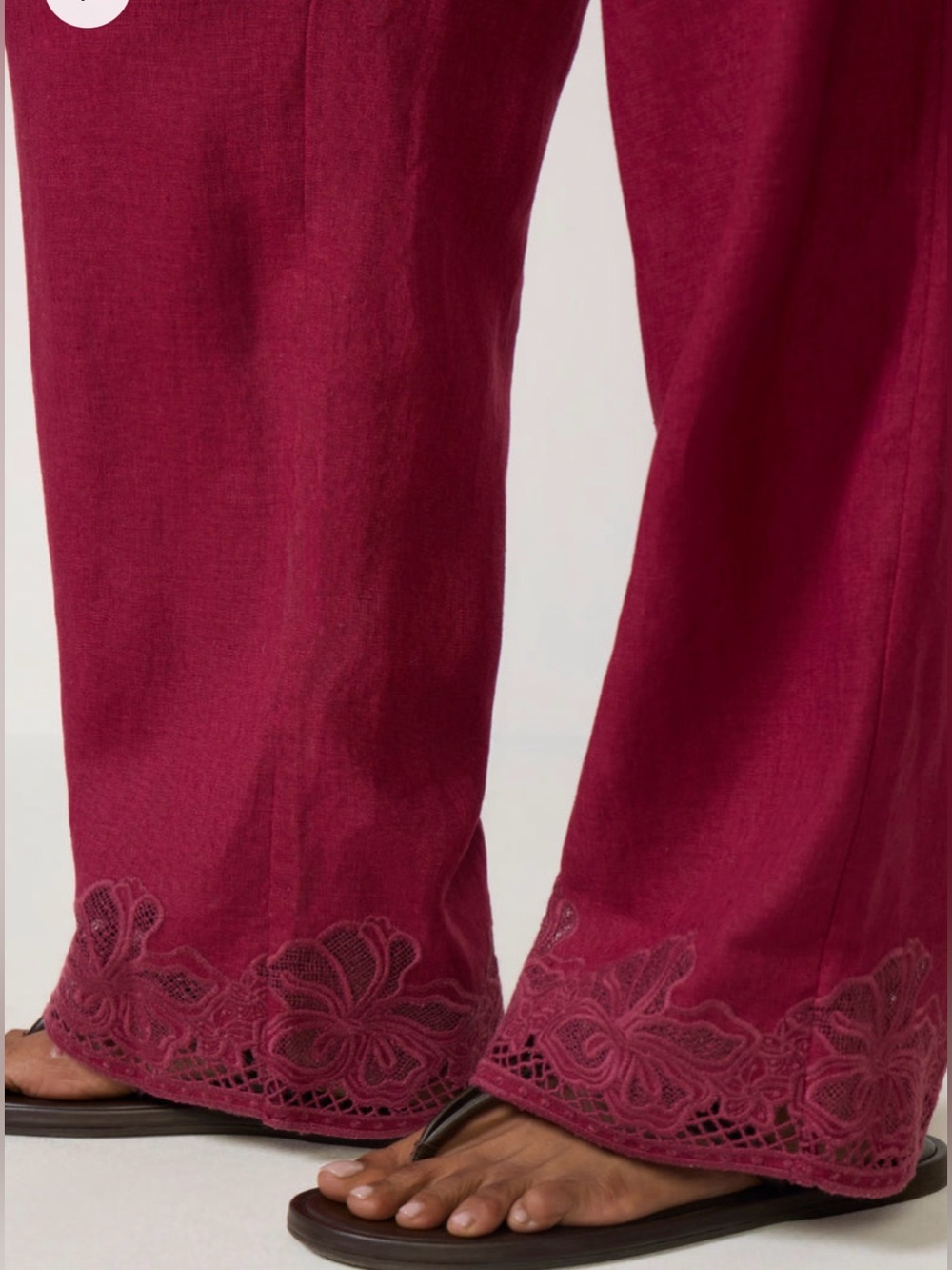 Rails Emmie wide leg linen pants